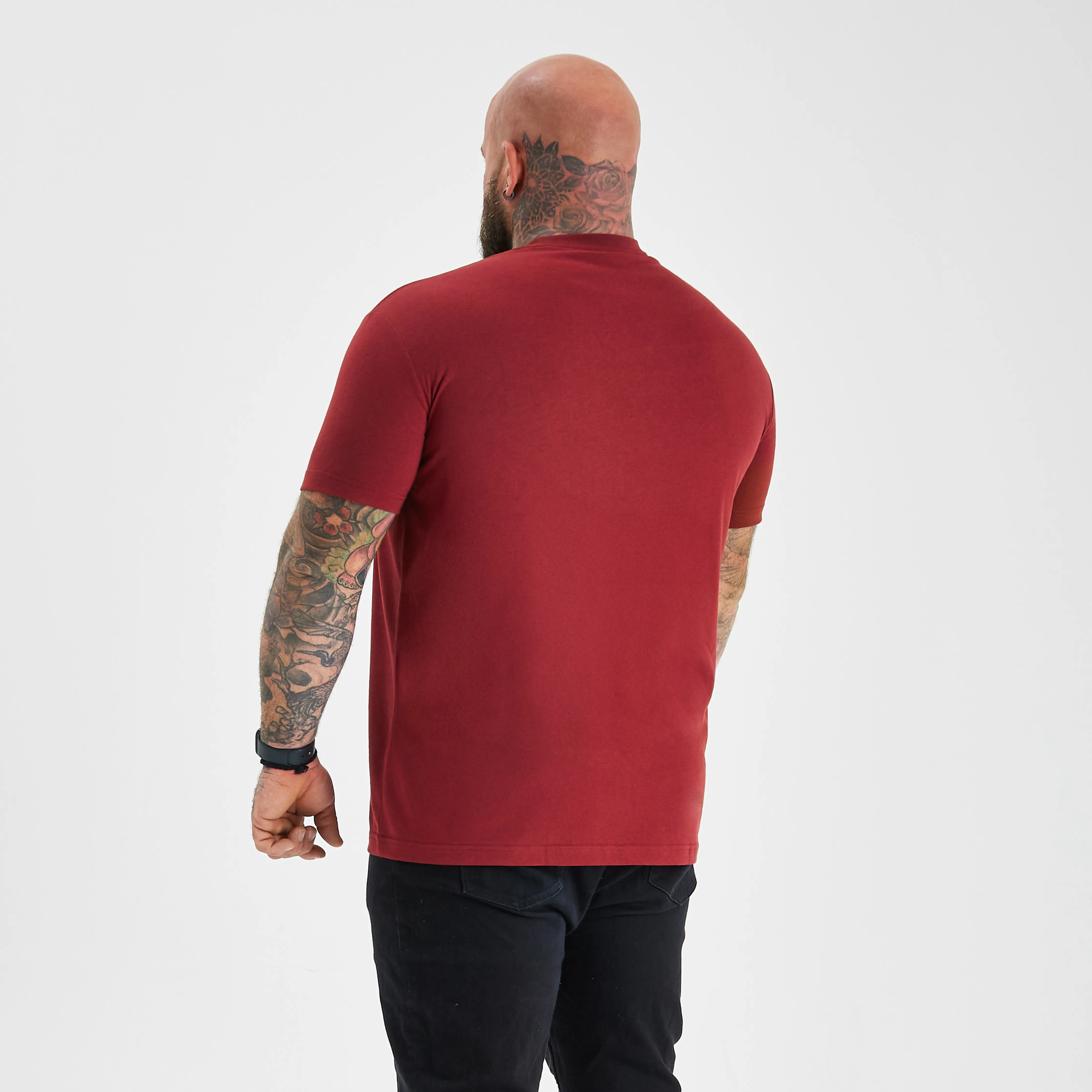 Burgundy Crew Neck