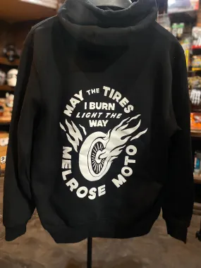 Burn Tires Hoodie - Black Burn Tires Hoodie - Black