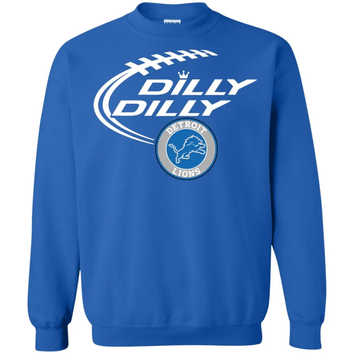 Dilly Dilly Destroit Lions Nfl Football Unisex Crewneck Pullover Sweatshirt