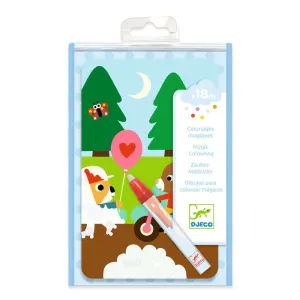 Djeco Water Colouring Pack - In the Park Djeco Water Colouring Pack - In the Park