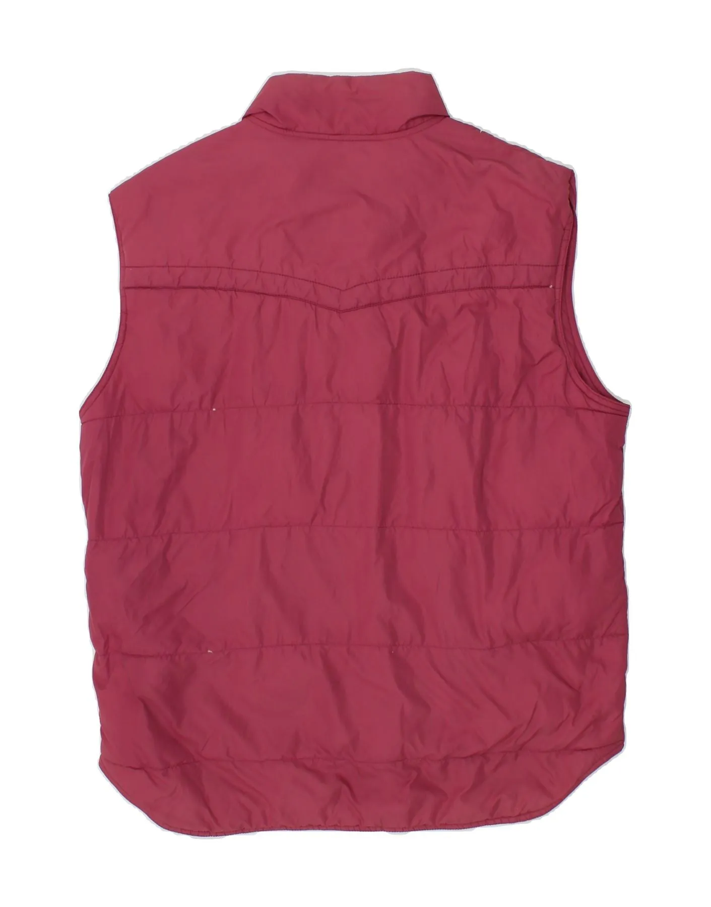 DOLOMITE Mens Padded Gilet UK 36 Small Burgundy