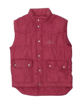 DOLOMITE Mens Padded Gilet UK 36 Small Burgundy
