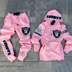 Fashionable personalized printed casual hoodie set
