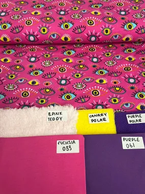 FUCHSIA EYES HAT & SNOOD BUNDLE