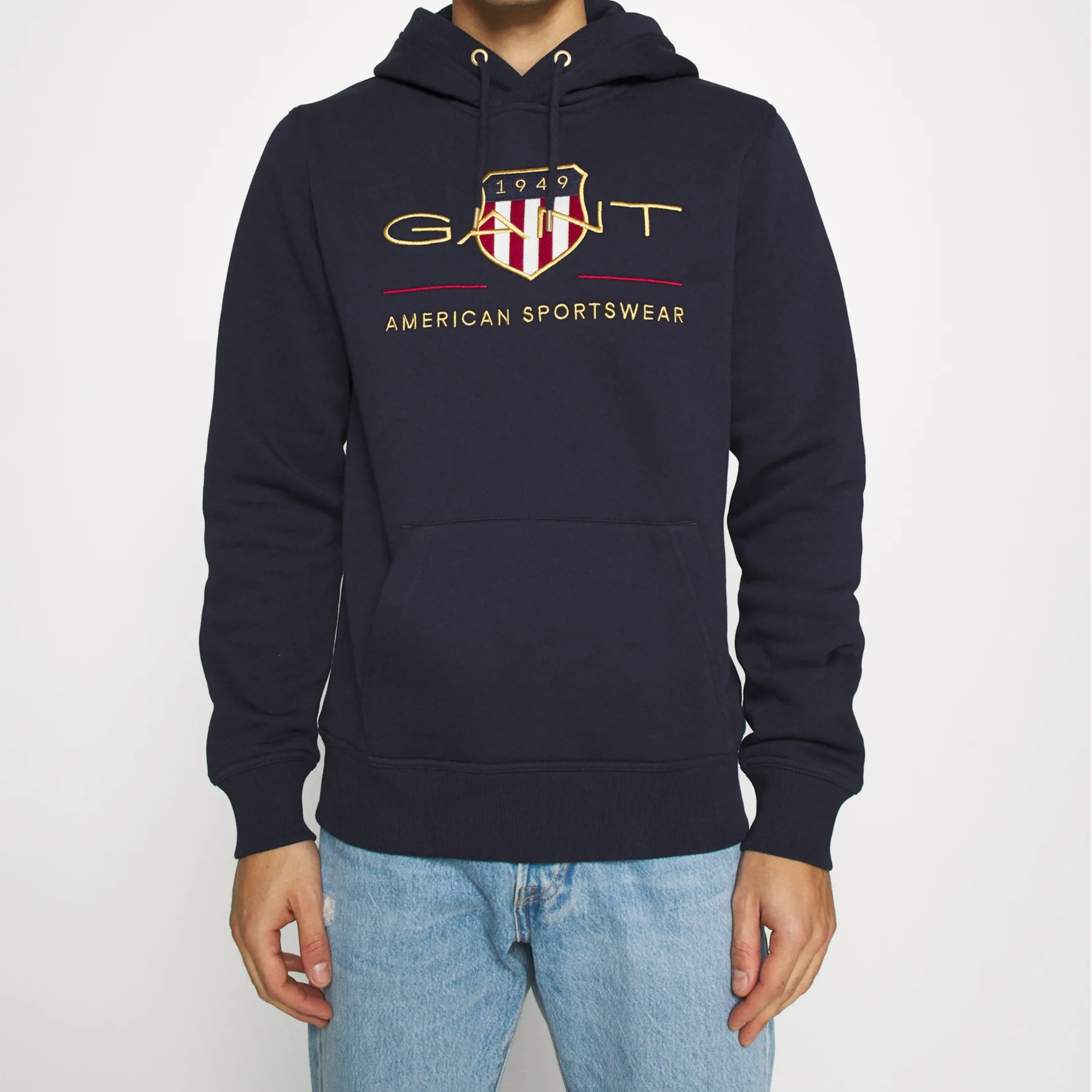 GANT ARCHIVE SHIELD HOODIE - Evening Blue