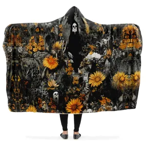 Grim’s Harvest Hooded Blanket - Cozy and Warm Wrap-around Blanket with Vegan Fur Lining and Hood Grim’s Harvest Hooded Blanket - Cozy and Warm Wrap-around Blanket with Vegan Fur Lining and Hood