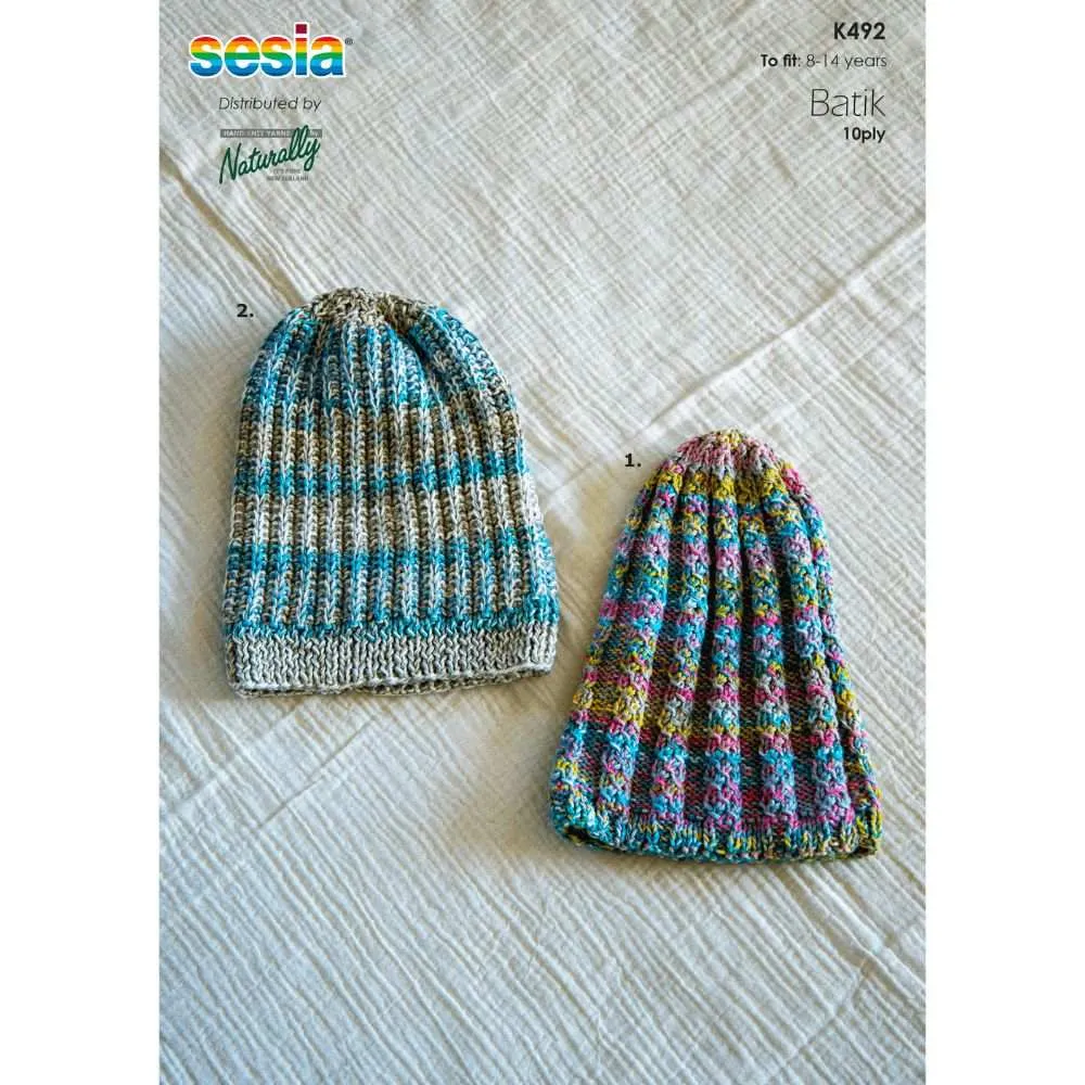 Hats Knitting Pattern (K492)