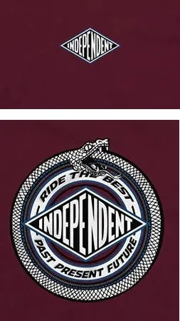 Independent Eternal Tee, Burgundy