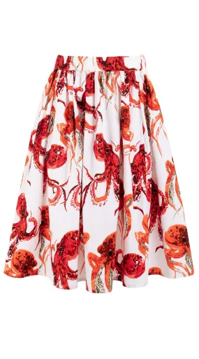 Jenny Skirt Cotton Stretch (Octopus)