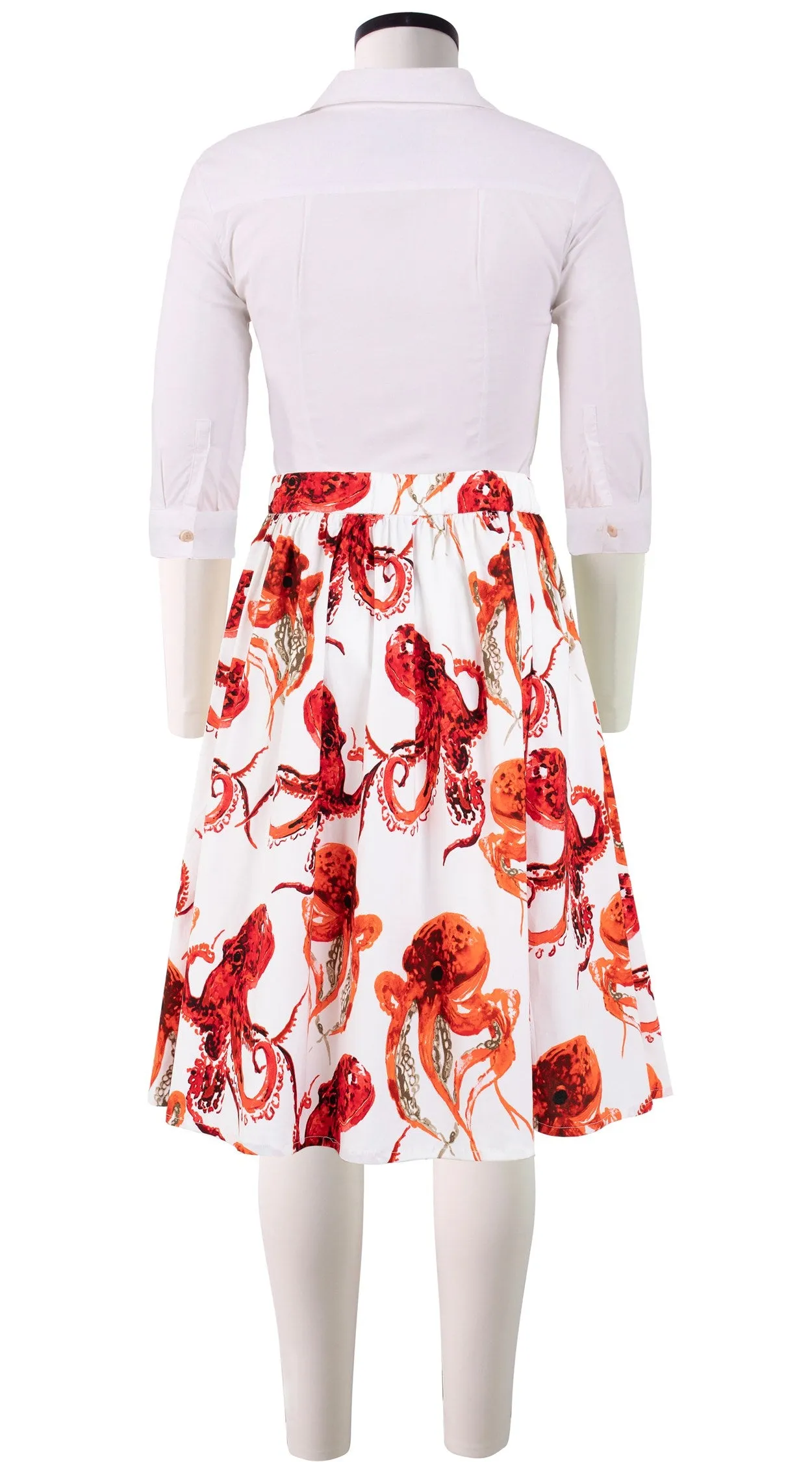 Jenny Skirt Cotton Stretch (Octopus)