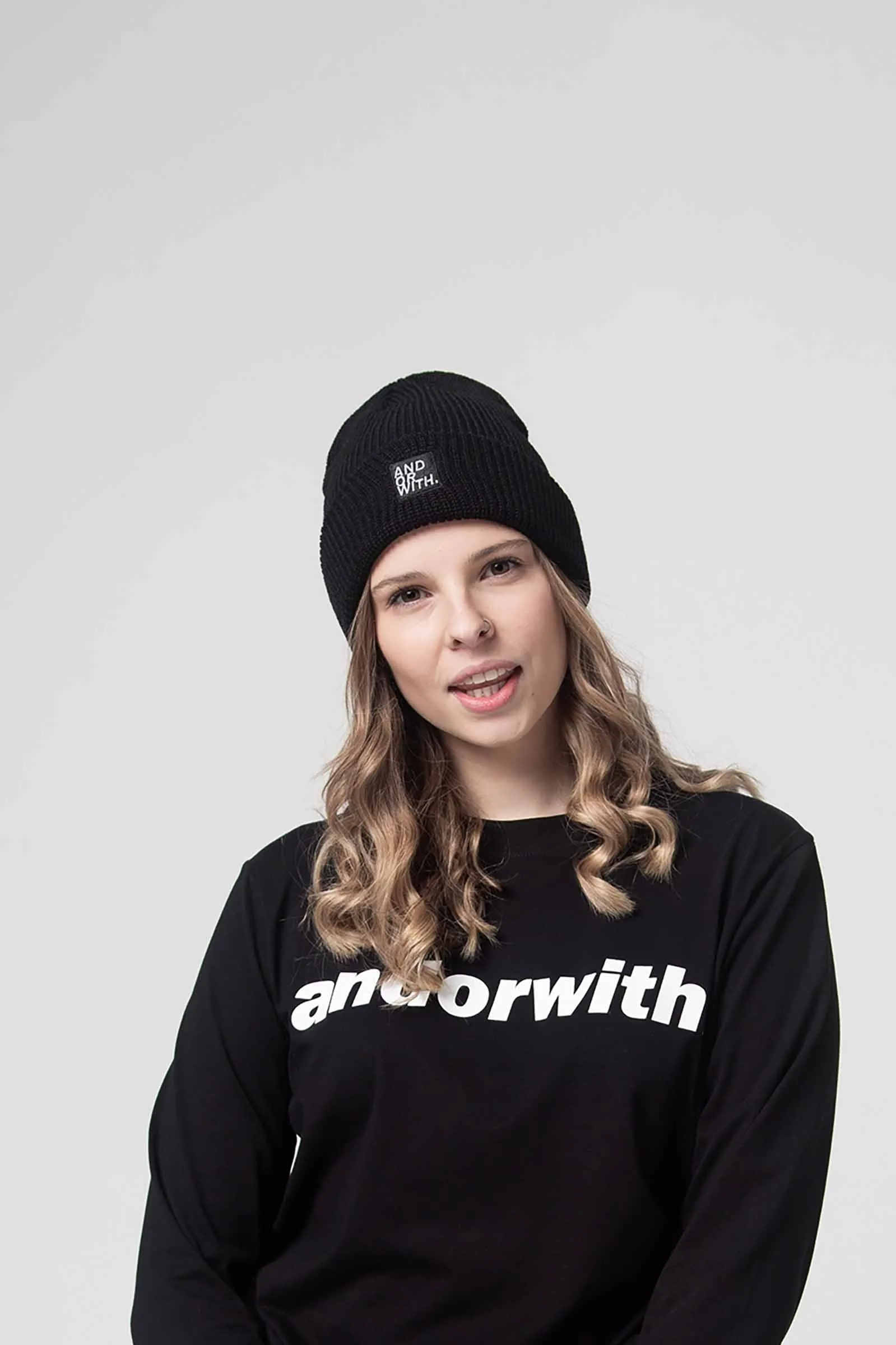 Logo Beanie Black