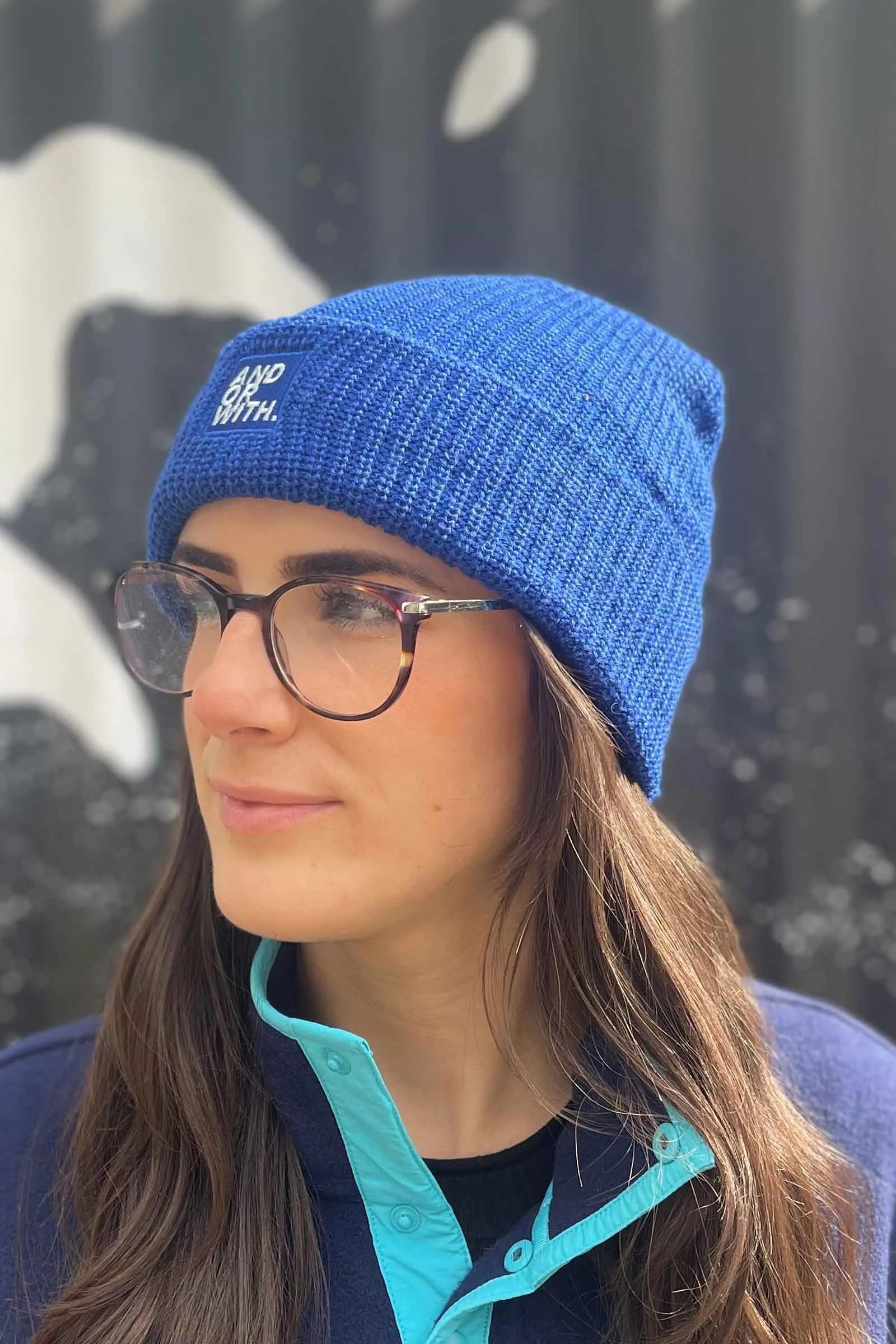 Logo Beanie Blue