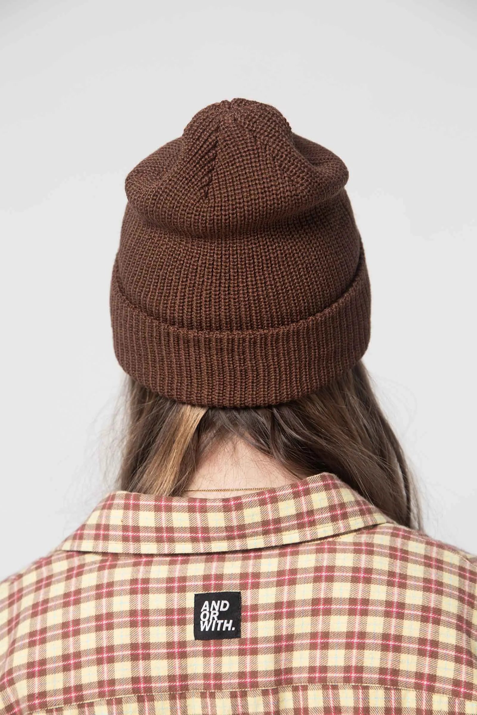 Logo Beanie Brown