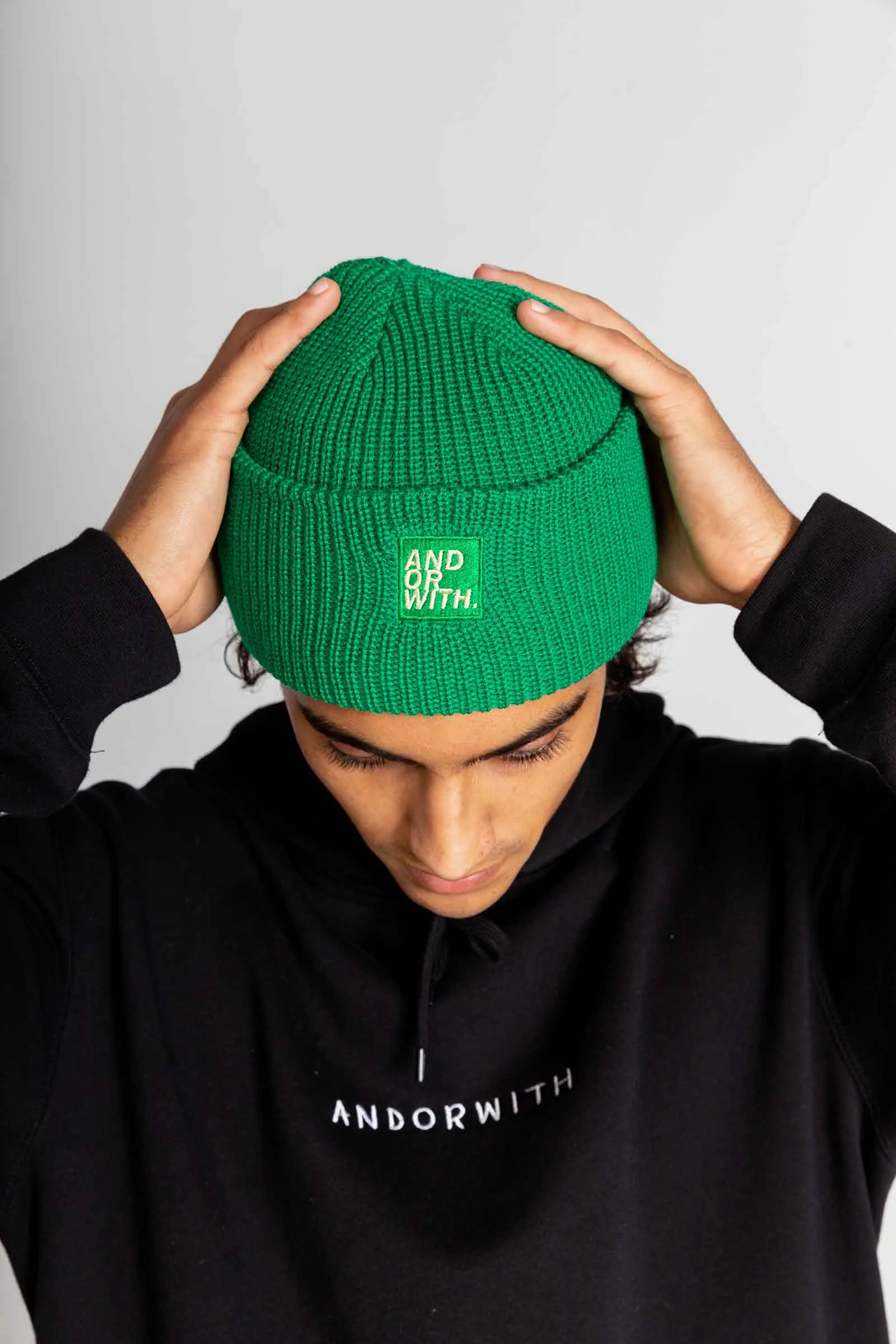 Logo Beanie Green