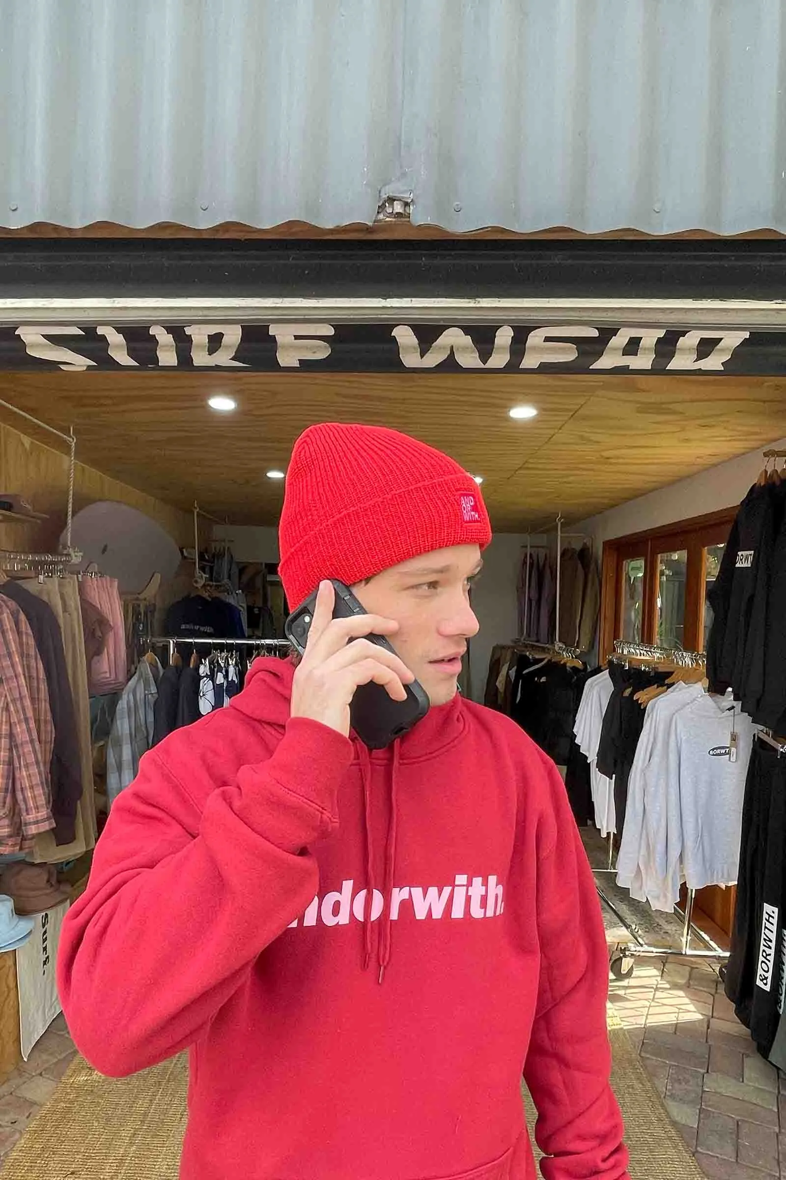 Logo Beanie Red