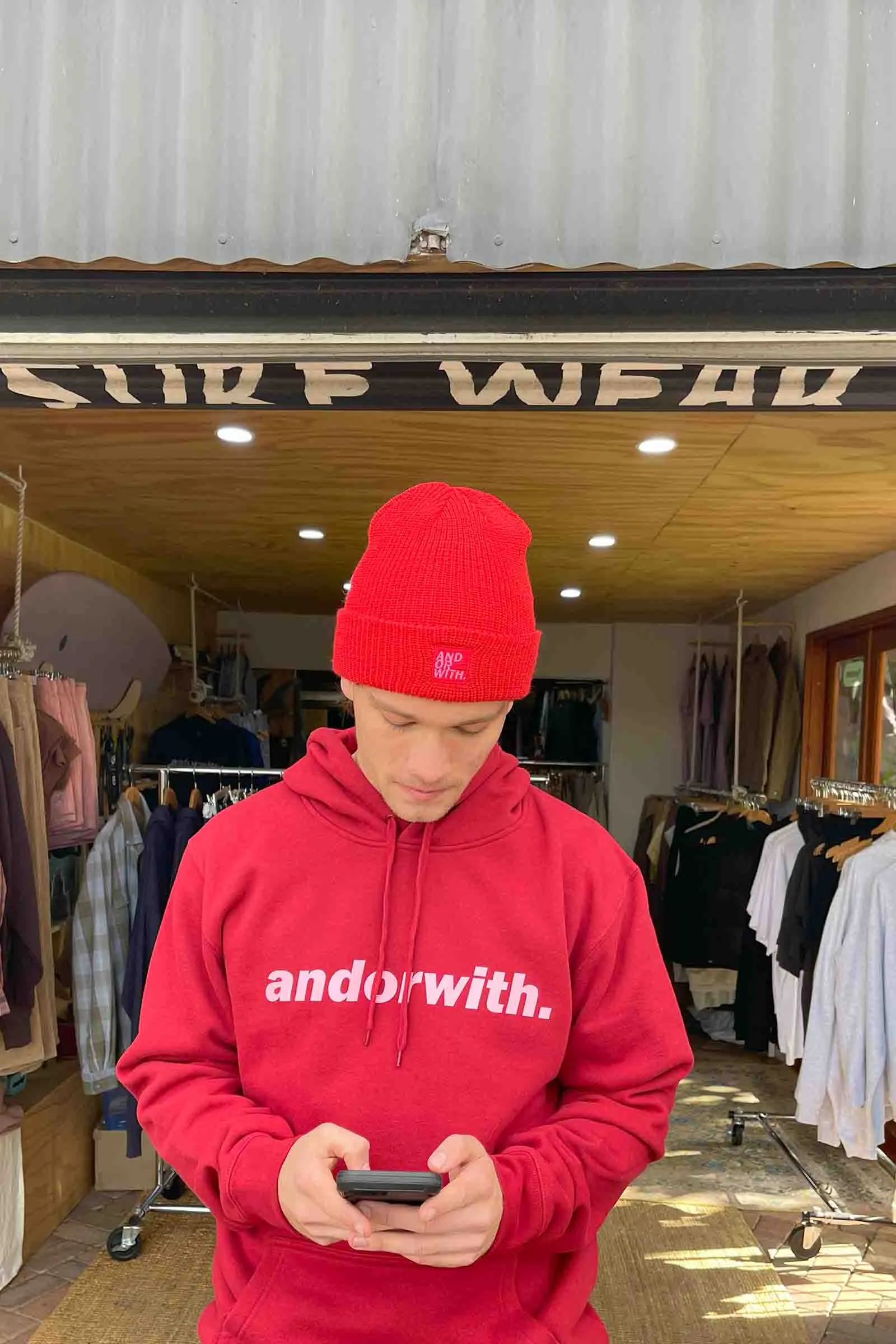 Logo Beanie Red