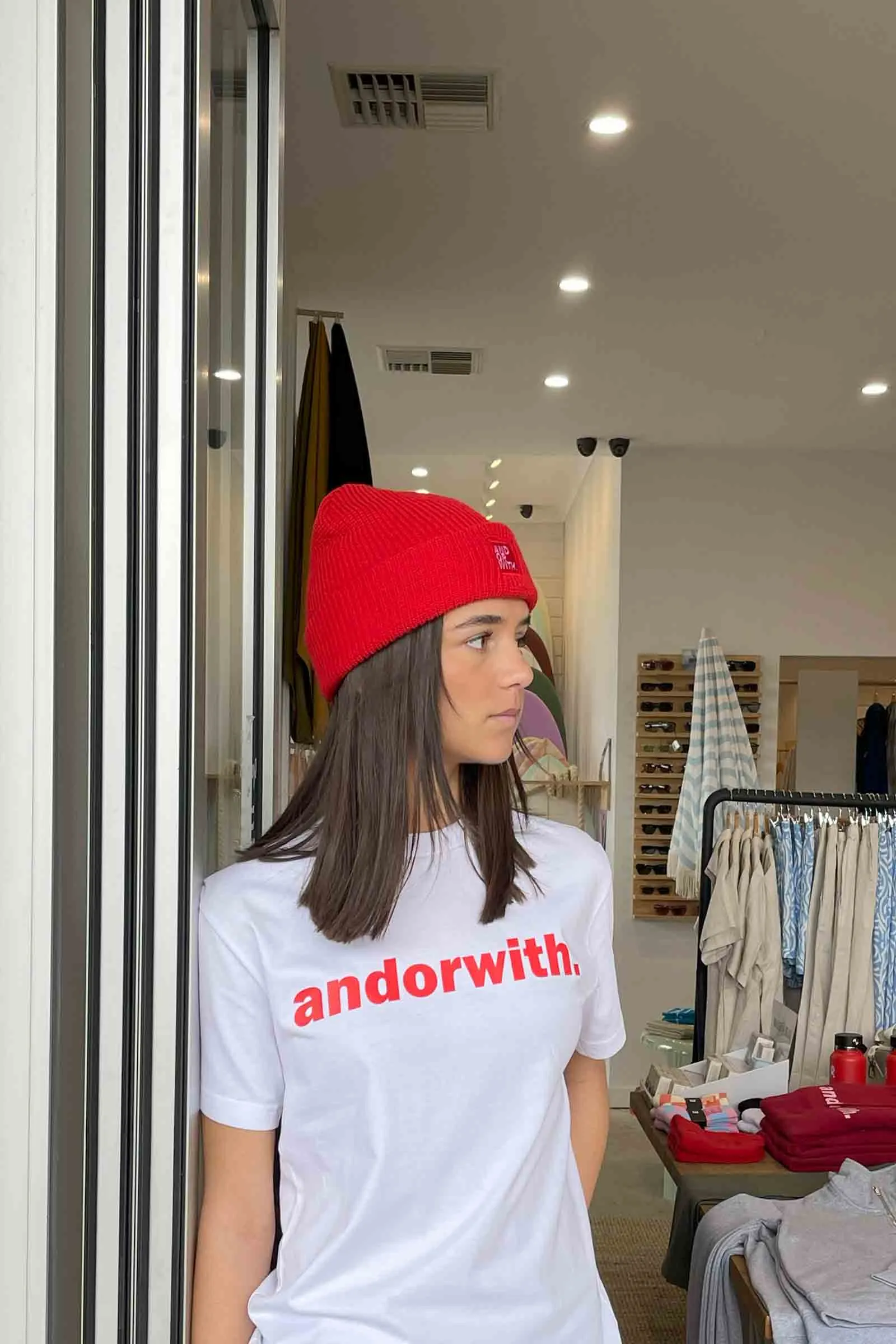 Logo Beanie Red