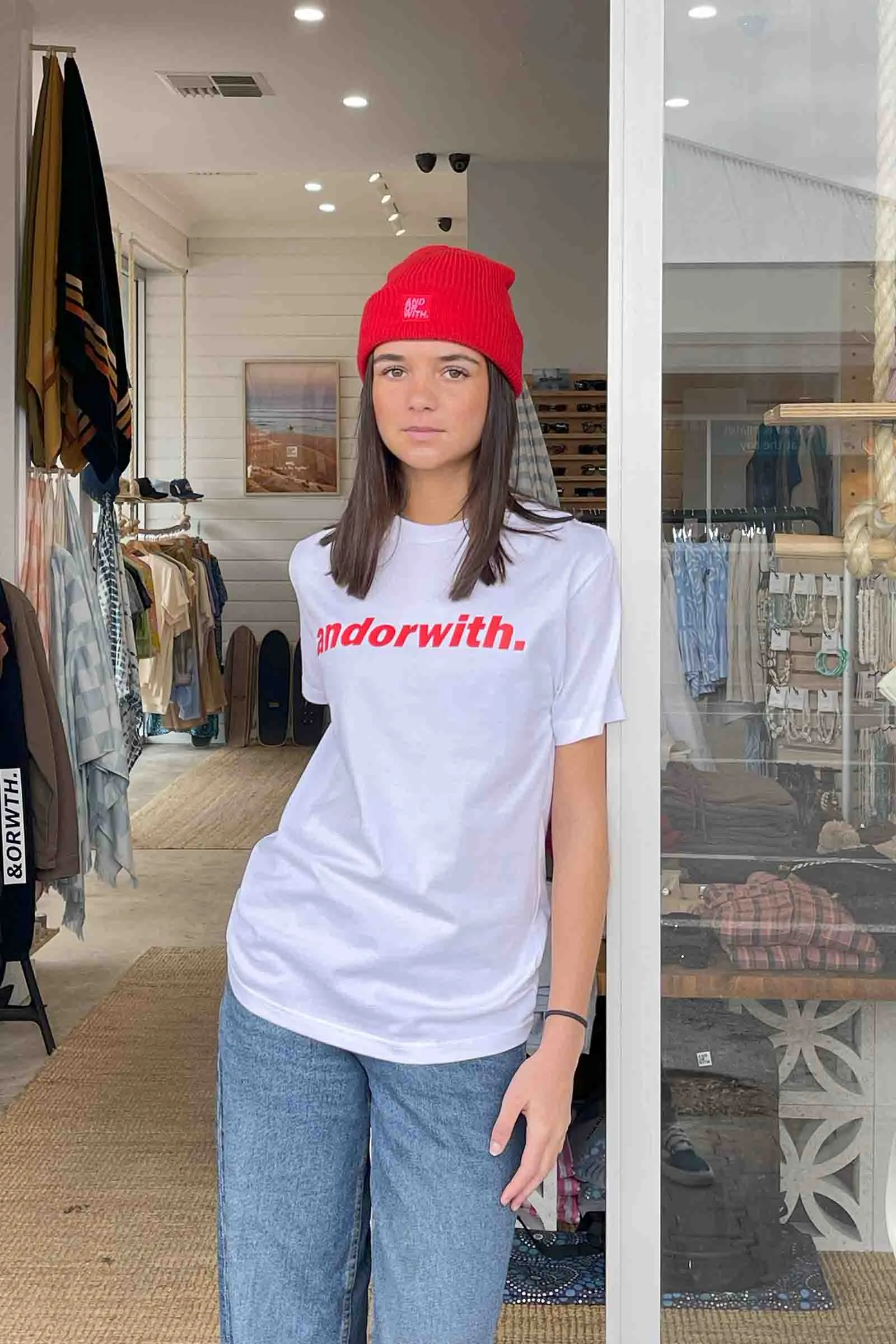 Logo Beanie Red