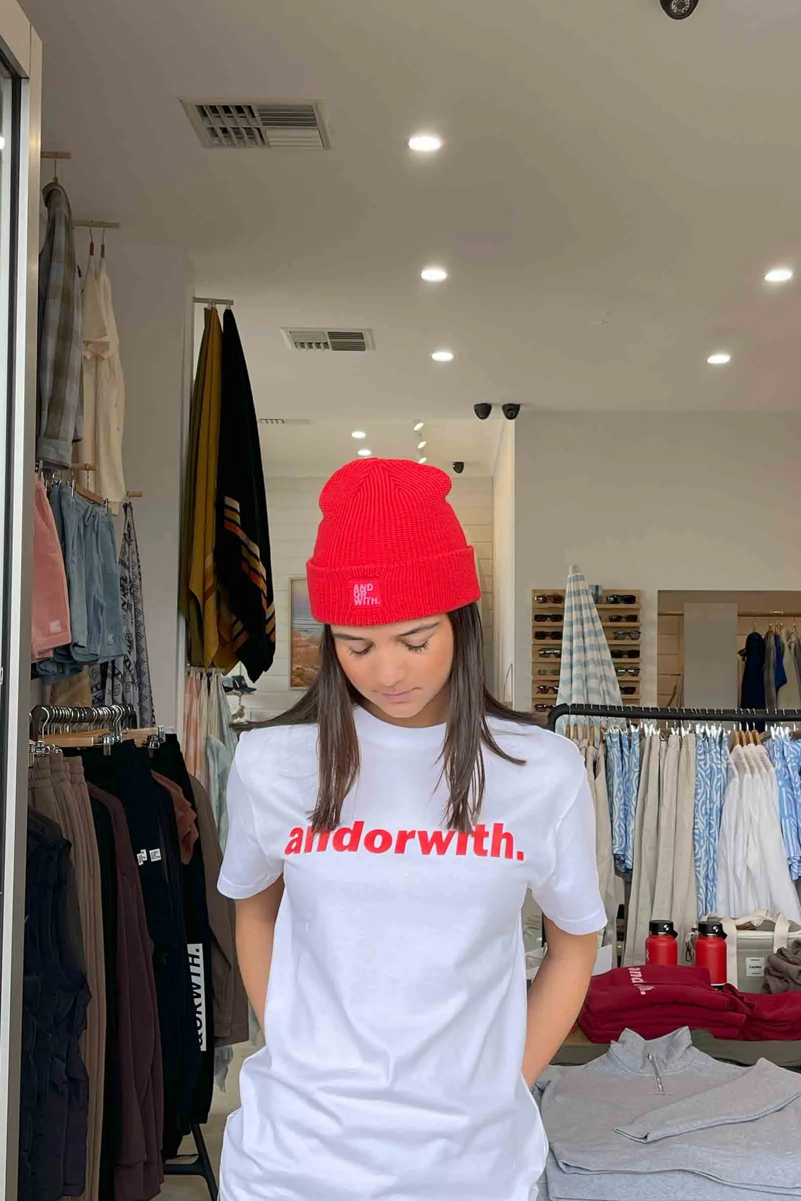 Logo Beanie Red