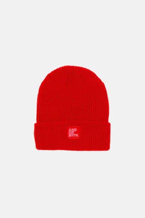 Logo Beanie Red