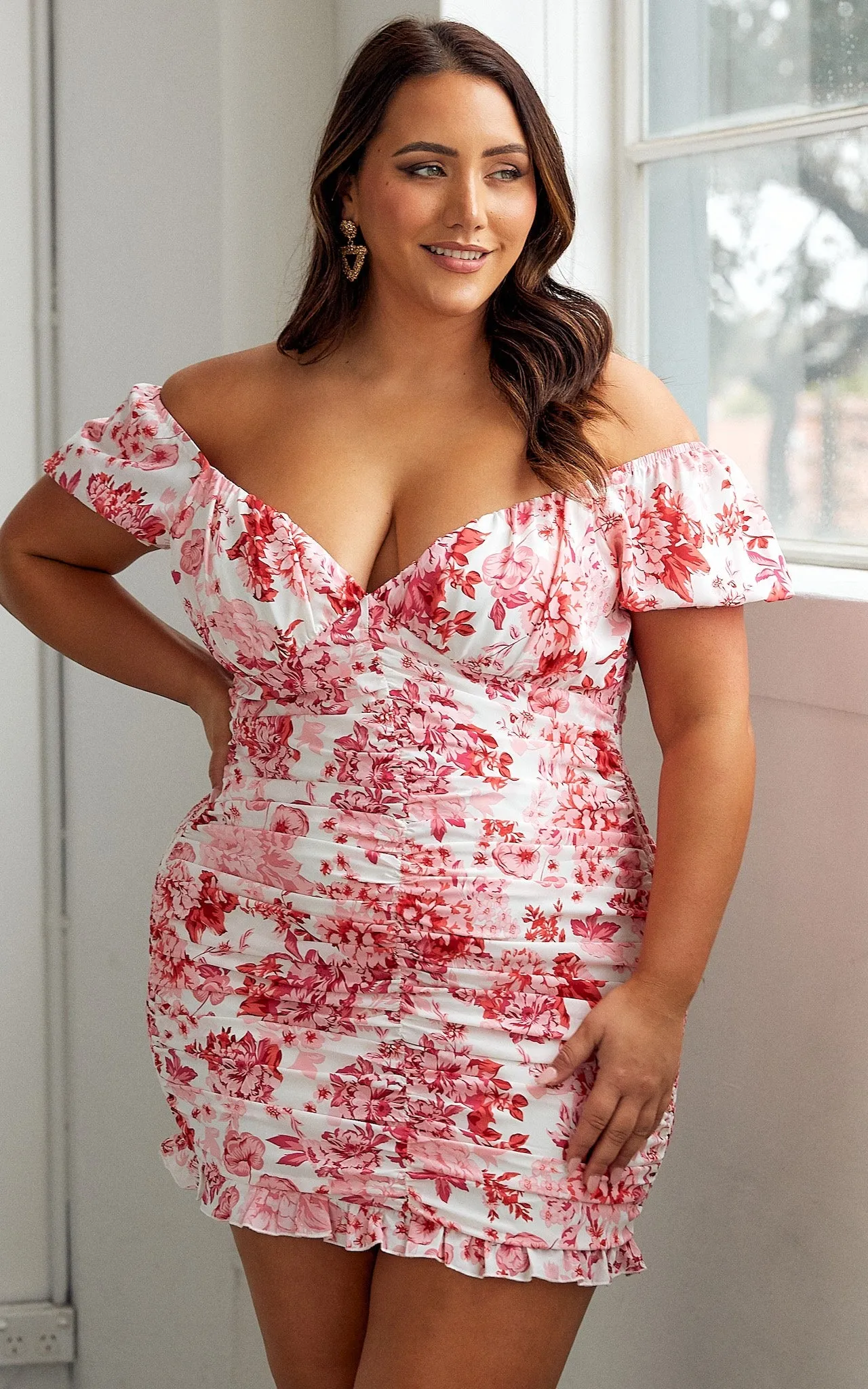 Marlow Mini Dress - Pink Floral