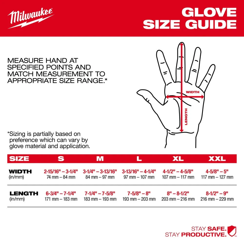 Milwaukee  48-22-8901 Dipped Gloves - M