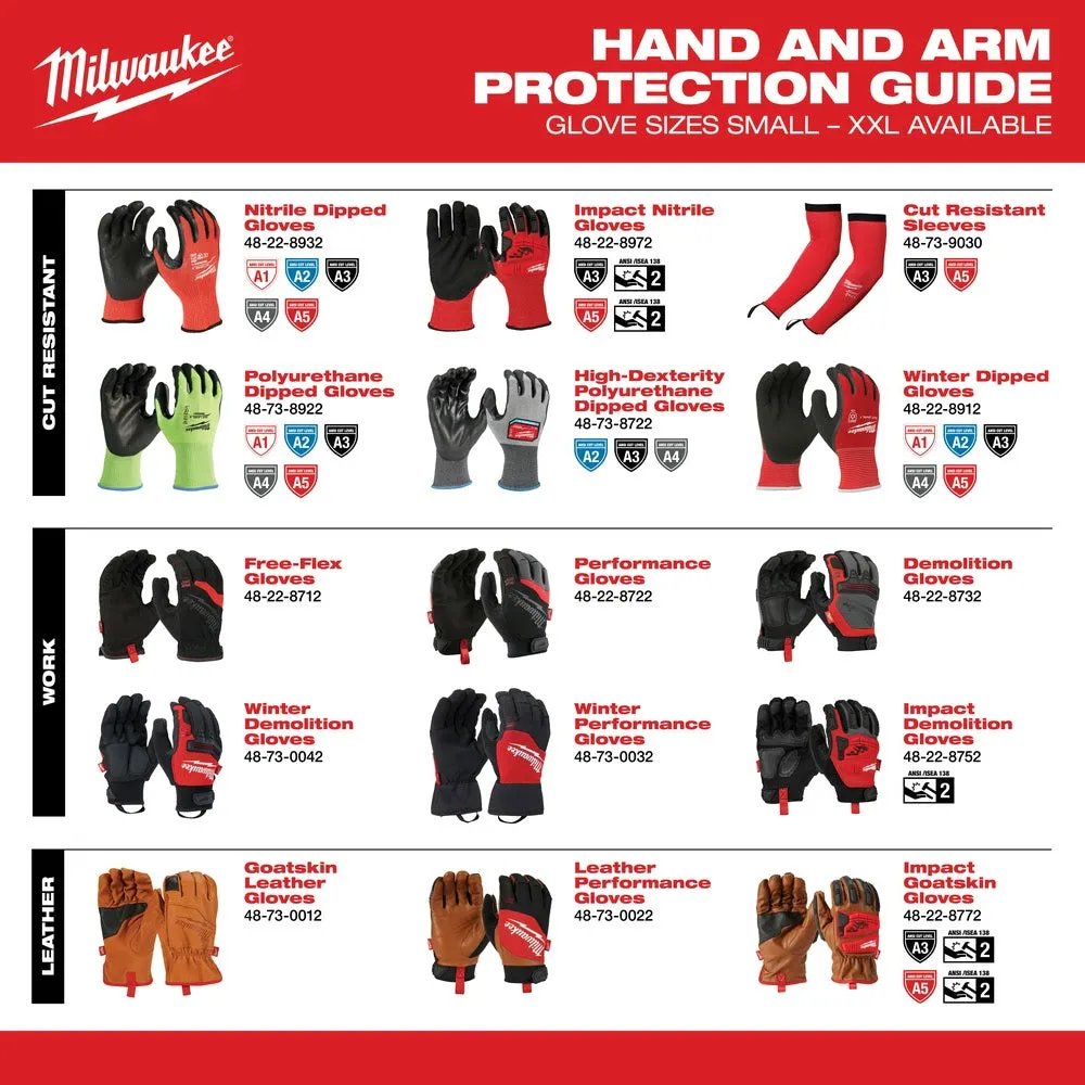 Milwaukee  48-22-8901 Dipped Gloves - M