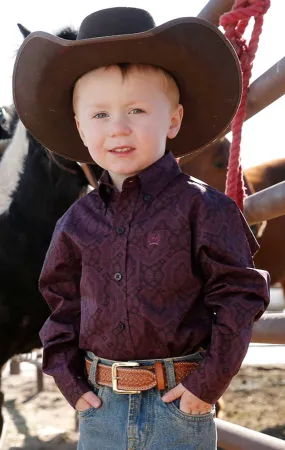 MTW7061299 - Cinch Toddler's Button-Up Western Shirt MTW7061299 - Cinch Toddler's Button-Up Western Shirt