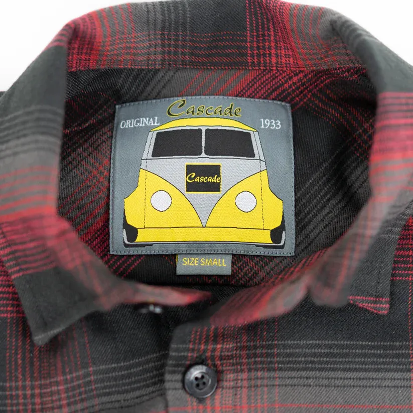 Original Cascade Flannel in Daredevil Red