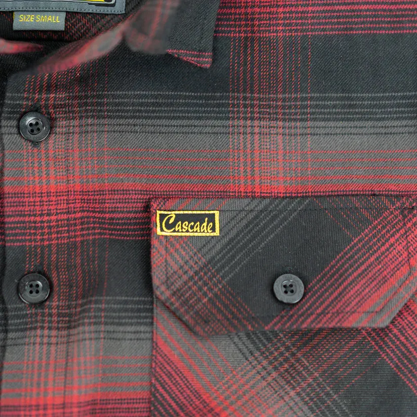 Original Cascade Flannel in Daredevil Red