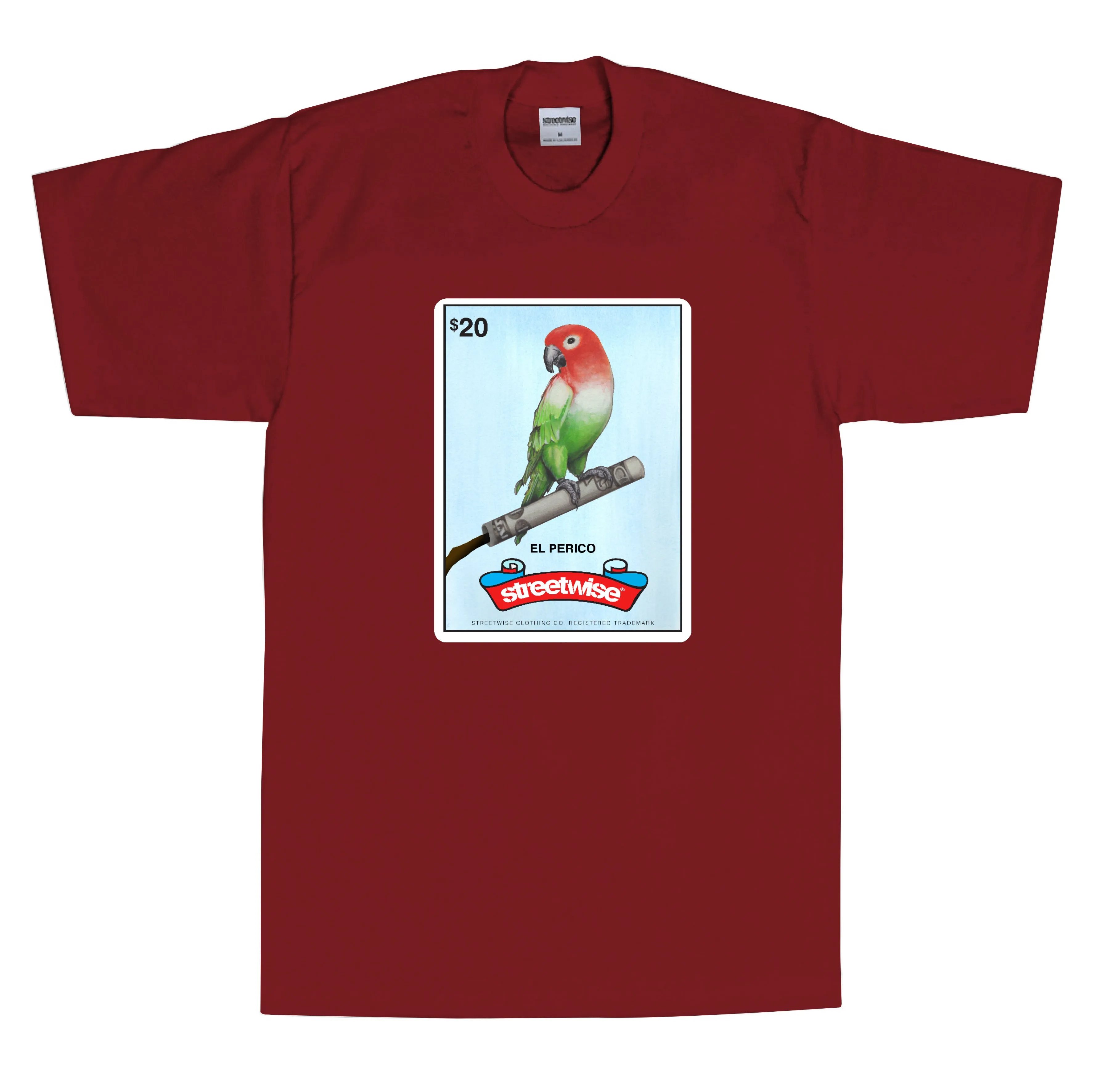 Perico T-Shirt (Burgundy)