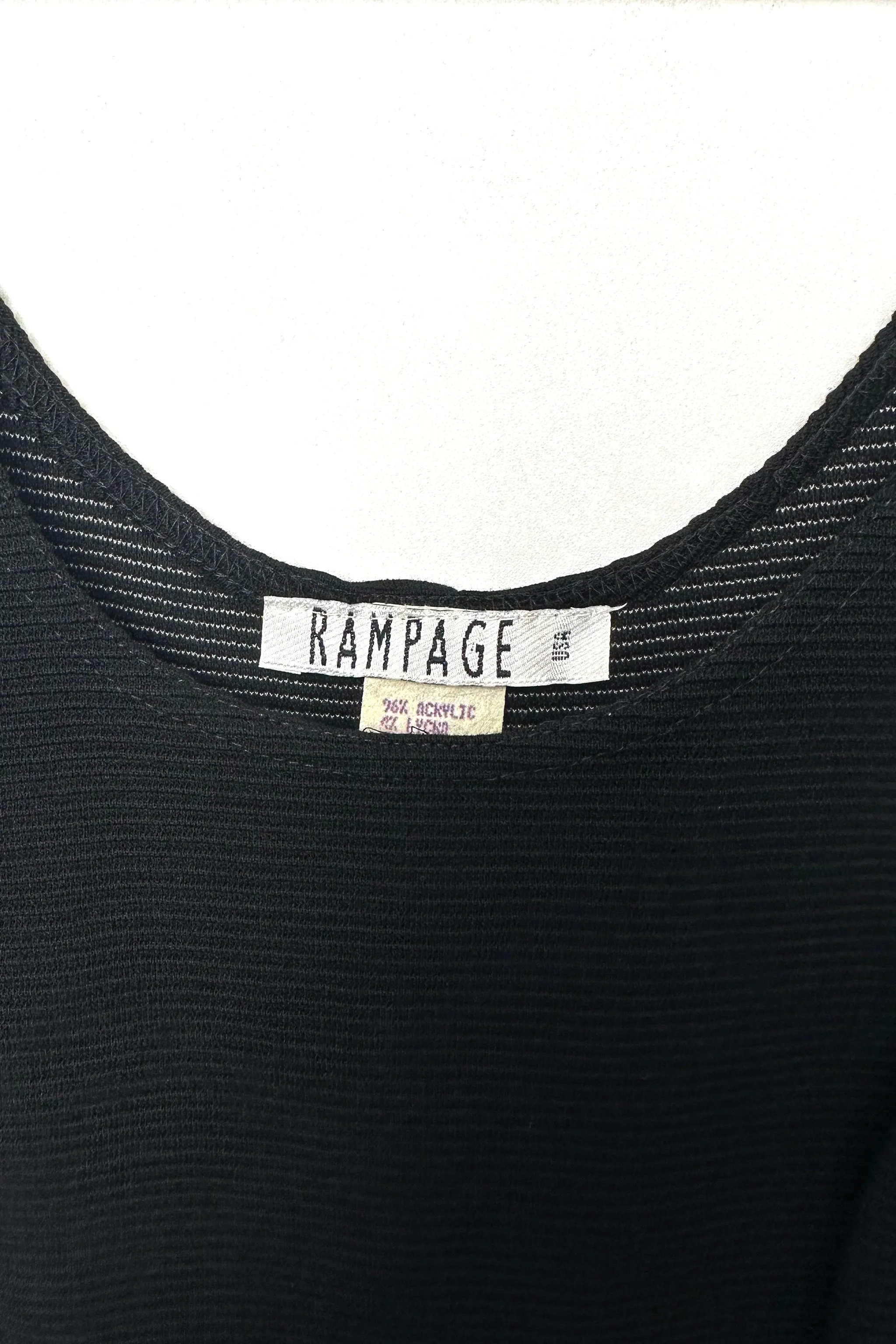 Rampage Ribbed Bodycon Tank Dress US 8 M, 90's