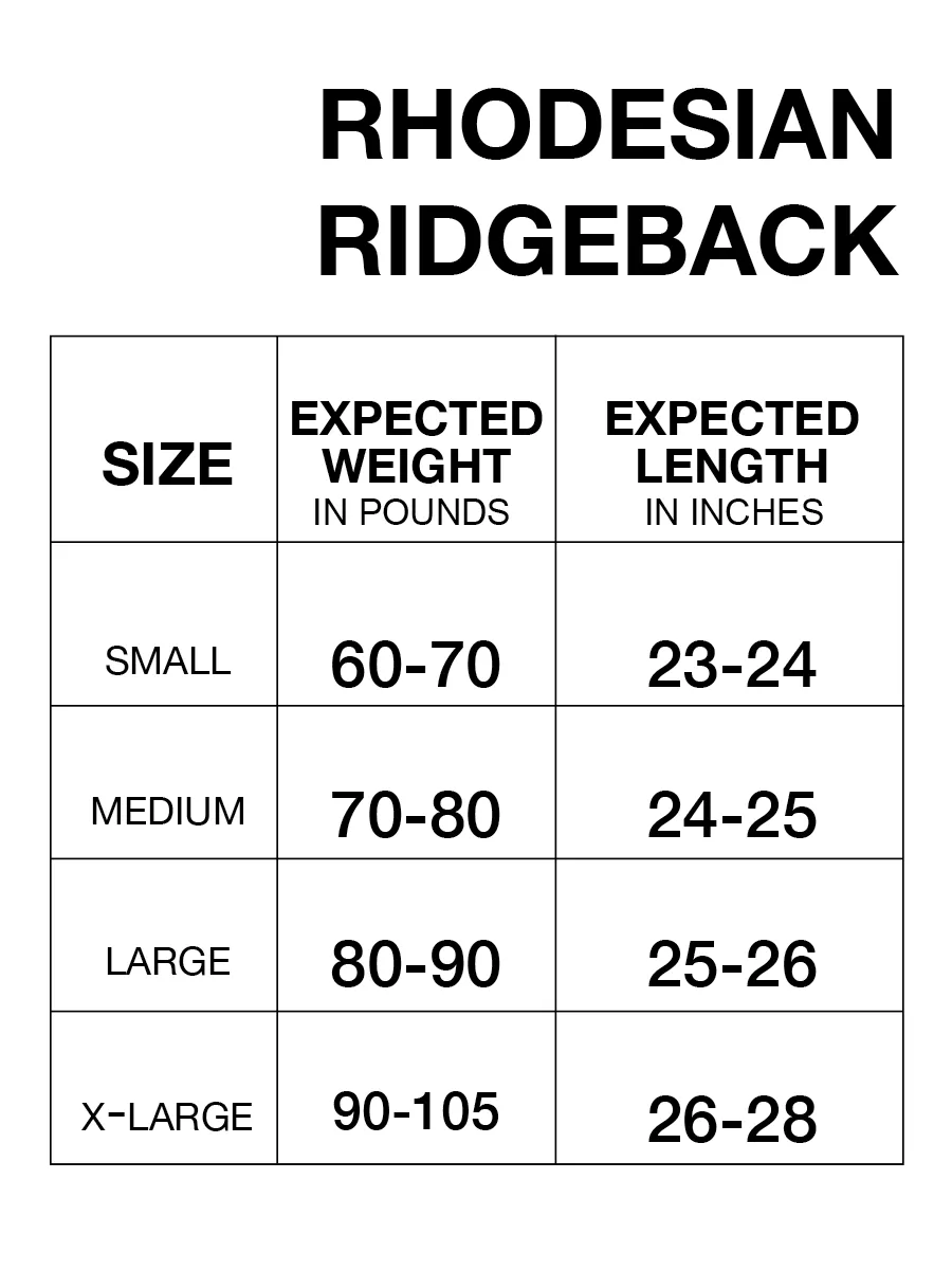 ReCoat ♻️ Rhodesian Ridgeback Winter Coat