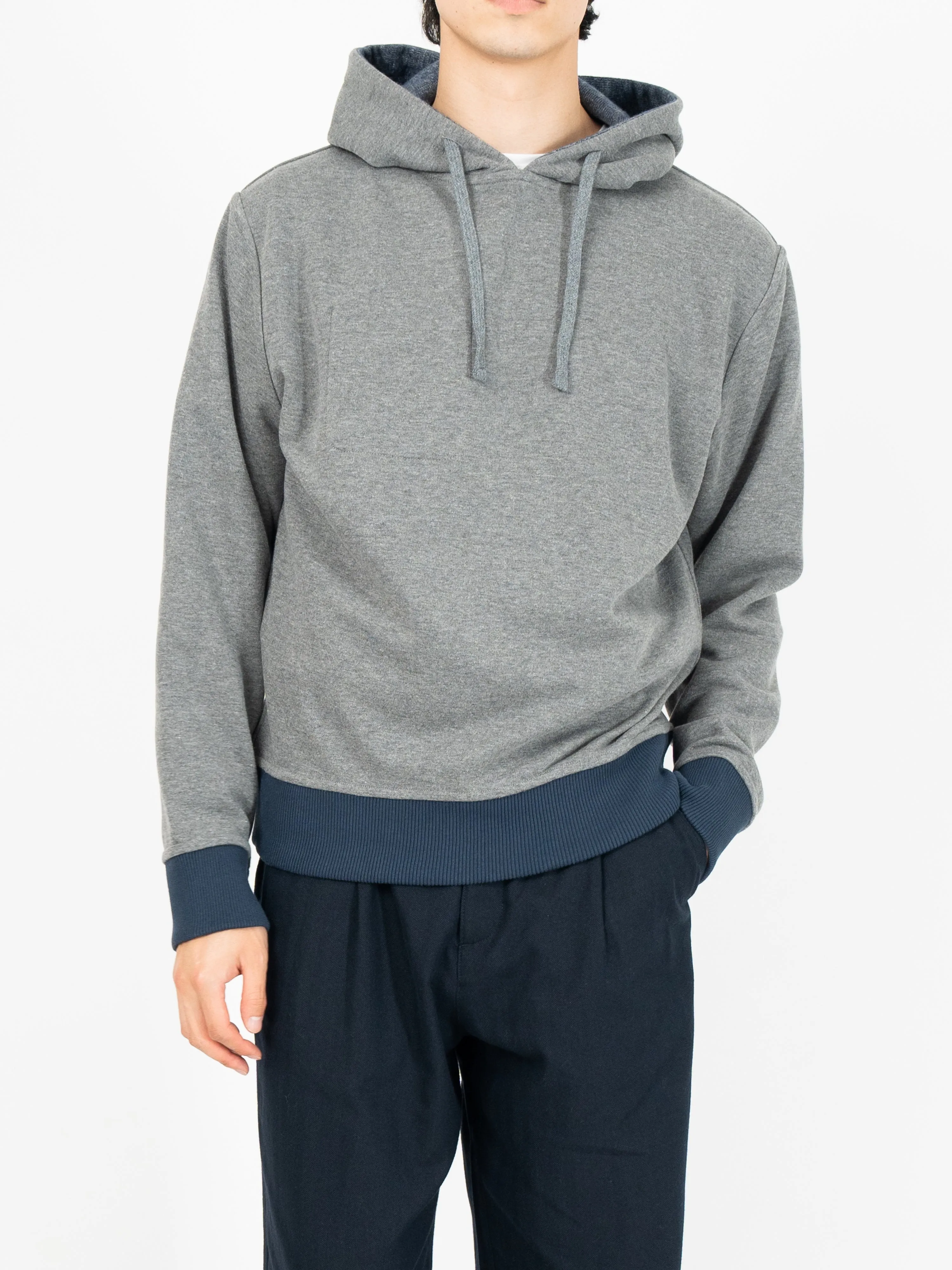 Reversible Hoodie Edgware Charcoal/Navy
