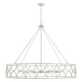 Ricci 8-Light Chandelier in Winter White