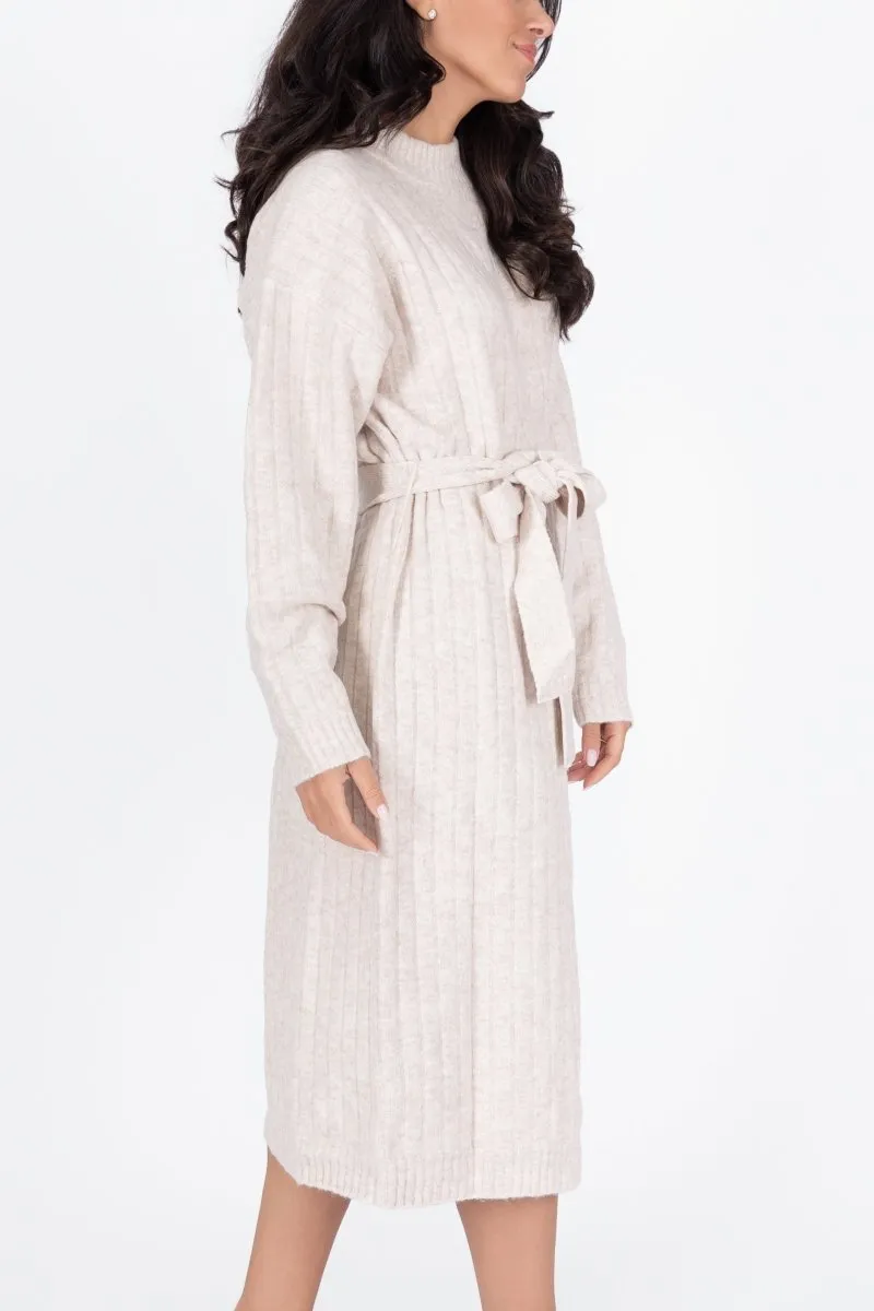 SIMONE DRESS 42" (BEIGE)