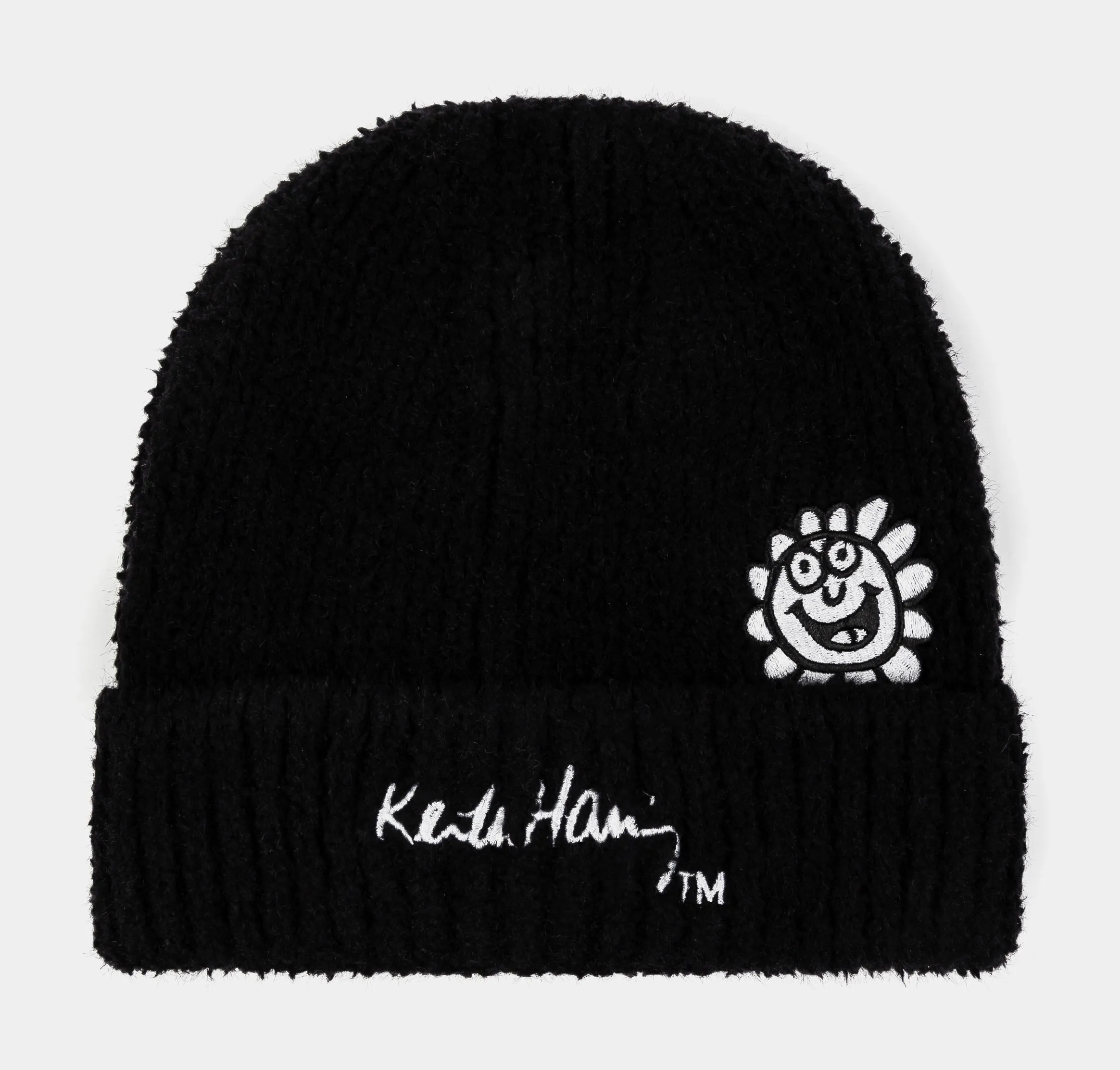 SP x Keith Haring Flowers Beanie Mens Hat (Black/White)