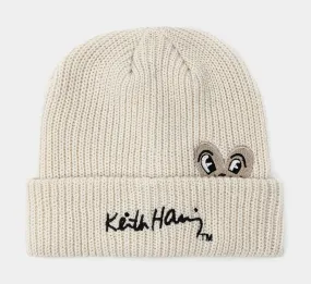 SP x Keith Haring Heart Beanie Mens Hat (Taupe)