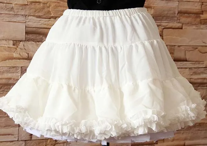Sweet White Soft Five Layer Lolita Petticoat /Tutu Skirt