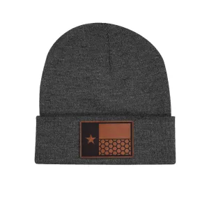 Texas Flag Honeycomb Beanie w/ Cuff Texas Flag Honeycomb Beanie w/ Cuff