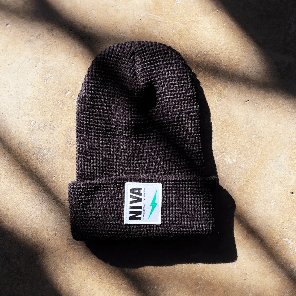 Waffled Cuffed Beanie