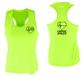 Women's Cardiac Athlete Tank Top - Reflective or Black Text