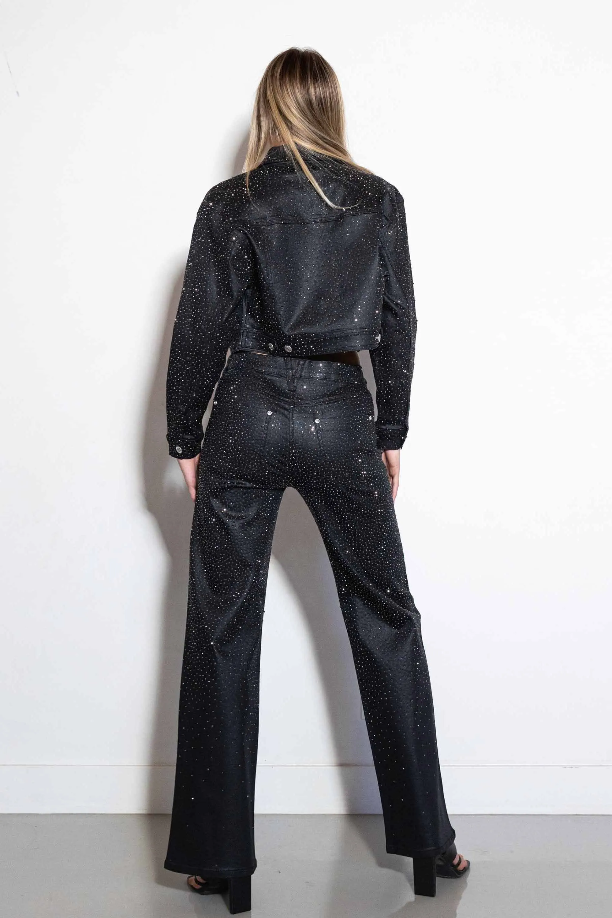 Yonce Coated Wide Pants